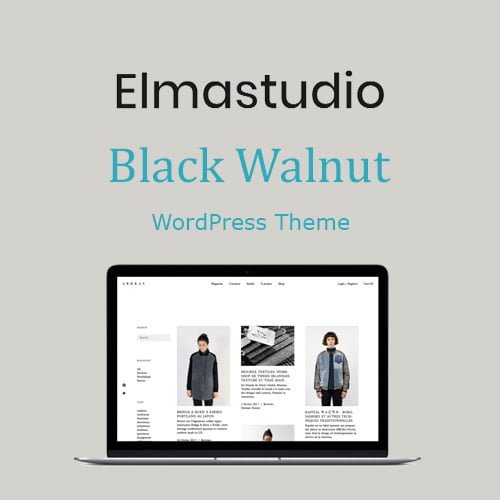 ElmaStudio Black Walnut WordPress Theme 1.0.7