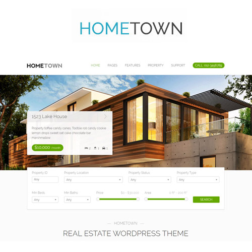 Hometown Real Estate WordPress Theme 2.9.0
