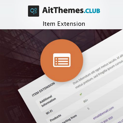 AIT Item Extension 2.0.2