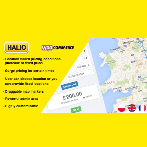 Halio: WooCommerce Taxi Booking Plugin 1.5.1