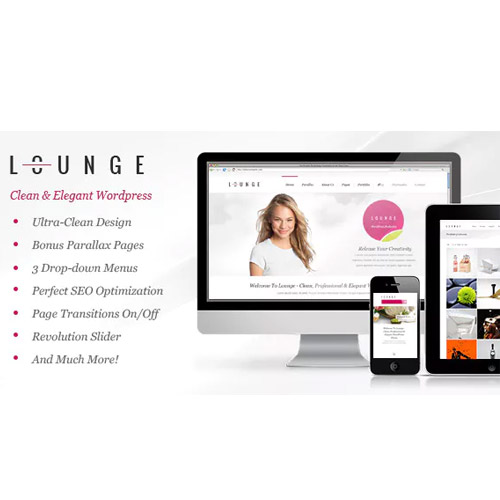 Lounge Clean Elegant WordPress Theme 1.8.6