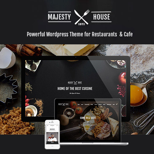 Majesty Restaurant WooCommerce WordPress Theme 2.0.7