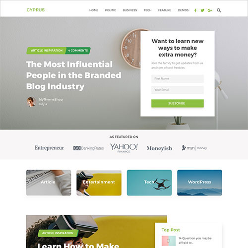 MyThemeShop Cyprus WordPress Theme 1.1.3