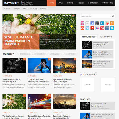 MyThemeShop Daynight WordPress Theme 1.1.2