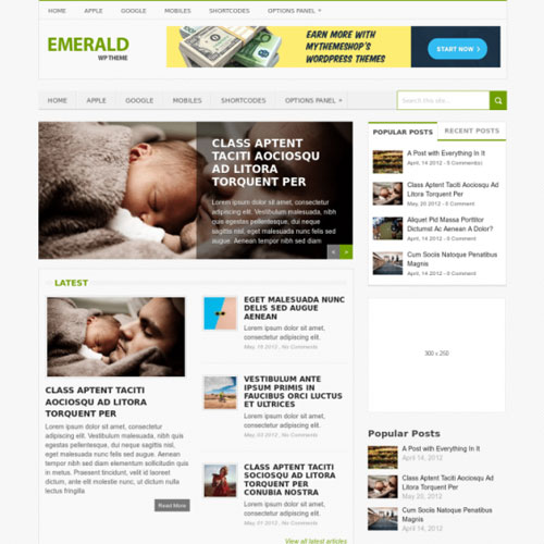 MyThemeShop Emerald WordPress Theme 1.2.2