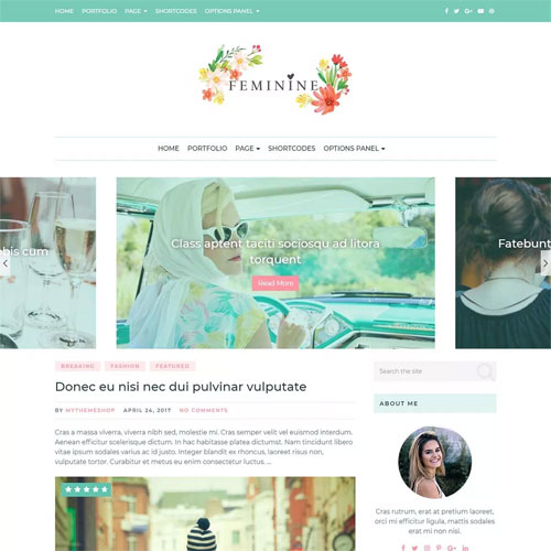 MyThemeShop Feminine WordPress Theme 2.2.6