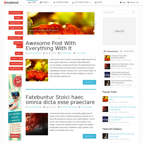 MyThemeShop Sensational WordPress Theme 3.2.4