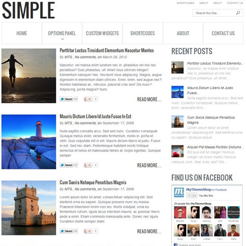 MyThemeShop Simple WordPress Theme 1.2.1