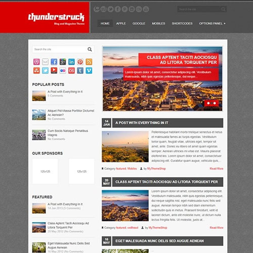 MyThemeShop Thunderstruck WordPress Theme 1.1.2