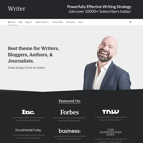 MyThemeShop Writer WordPress Theme 1.2.12