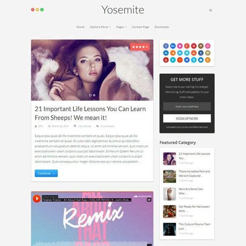MyThemeShop Yosemite WordPress Theme 1.3.1