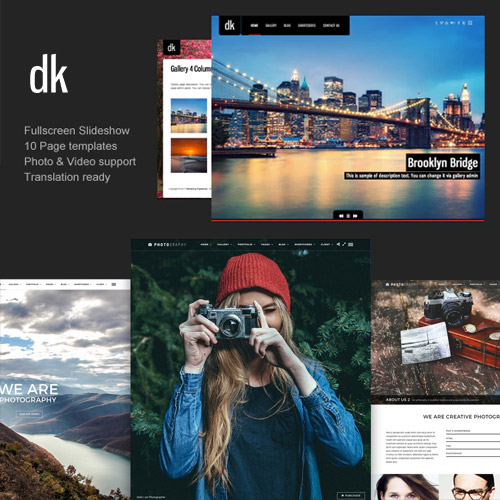 Photography WordPress - DK for Photography 2.9.1