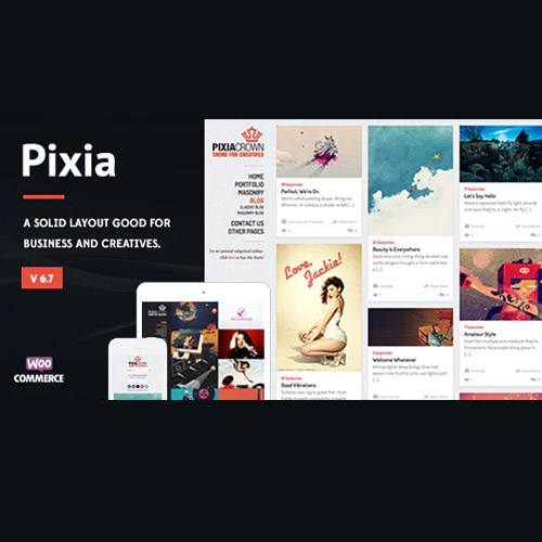 Pixia Showcase WordPress Theme 7.1
