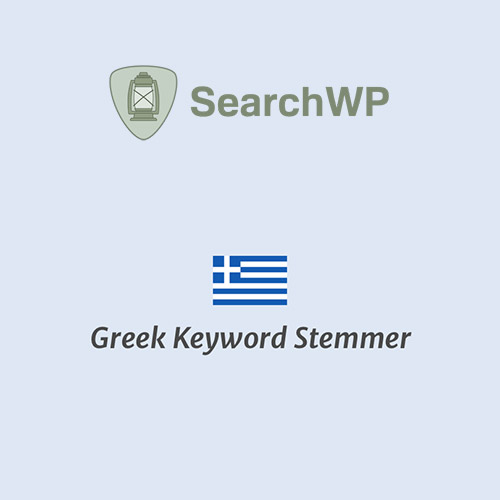 SearchWP Greek Keyword Stemmer 1.0.1