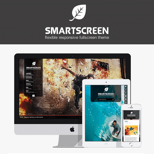 SmartScreen fullscreen responsive WordPress theme 3.1.9