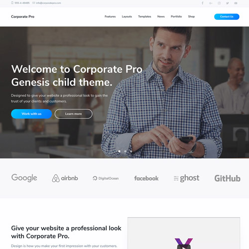 StudioPress Corporate Pro Genesis WordPress Theme 1.1.1