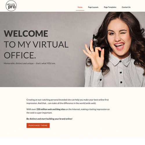 StudioPress Hello Pro Genesis WordPress Theme 3.0.1