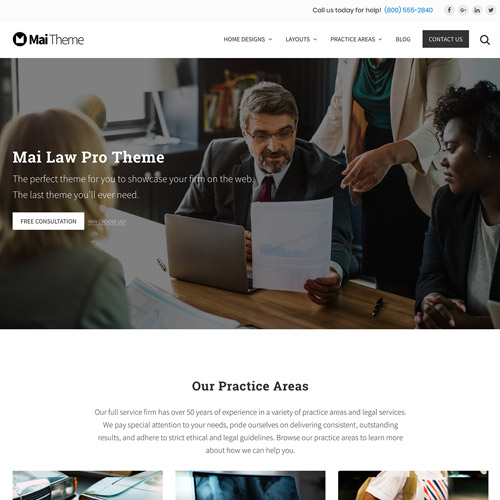 StudioPress Mai Law Pro Genesis WordPress Theme 1.3.0