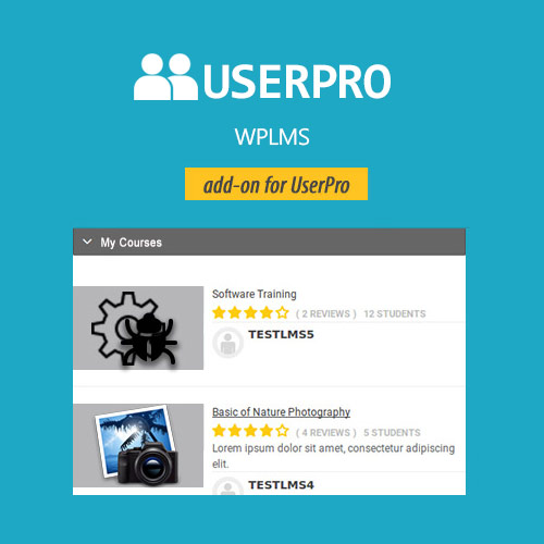 UserPro WPLMS Integration 1