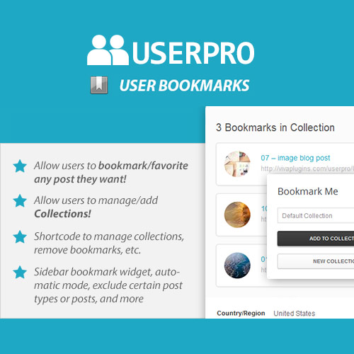 UserPro WordPress User Bookmarks Add-on 4.0.2