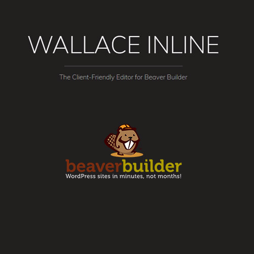 Wallace Inline Front-end Content Editor for Beaver Builder 2.3.0