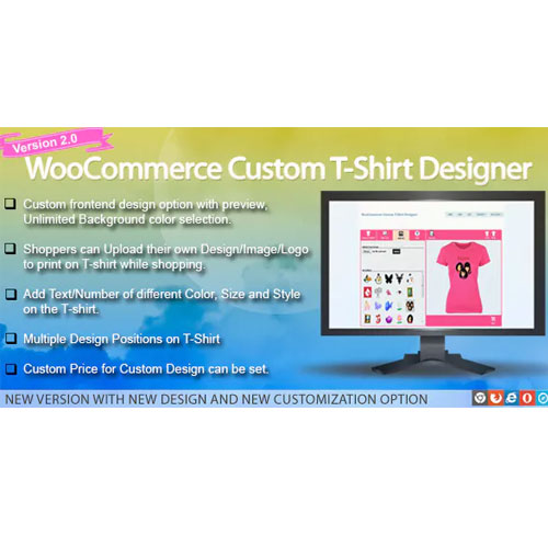 WooCommerce Custom T-Shirt Designer 2.0.8