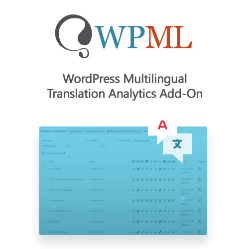 WordPress Multilingual Translation Analytics Add-On 1.0.7